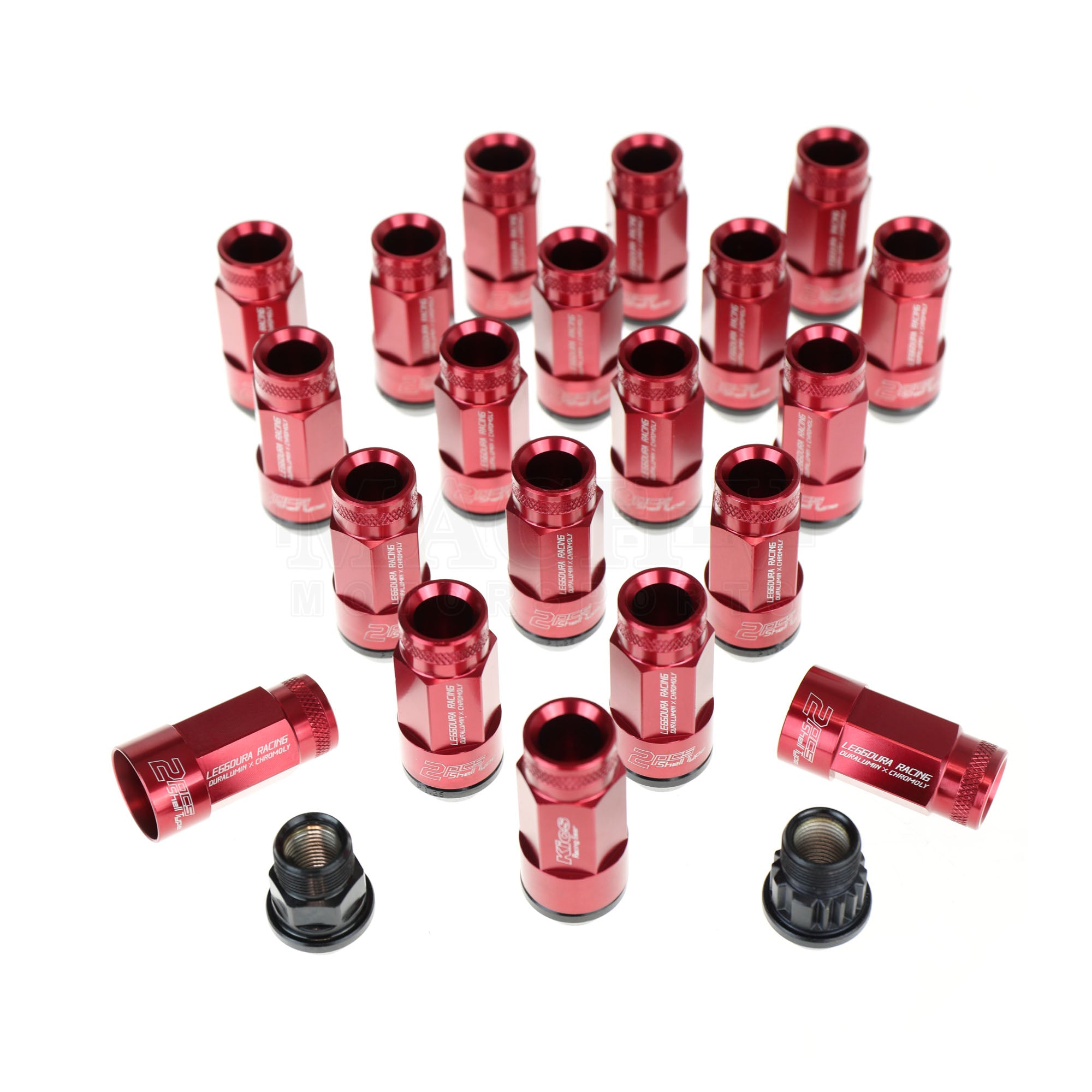 Kics Leggdura Racing Shell Type Lug Nut Set