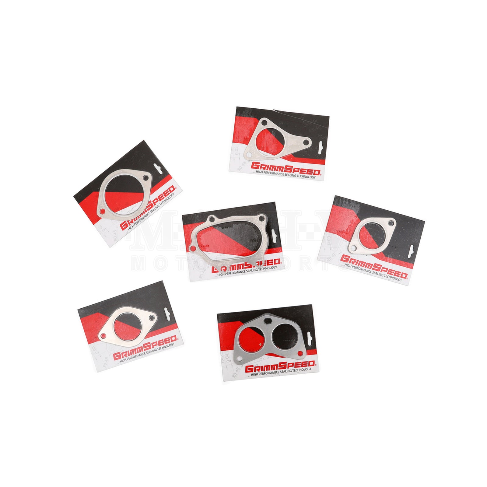 Grimmspeed Reinforced 2.25/2.5-Inch 2-Hole Exhaust Gasket 