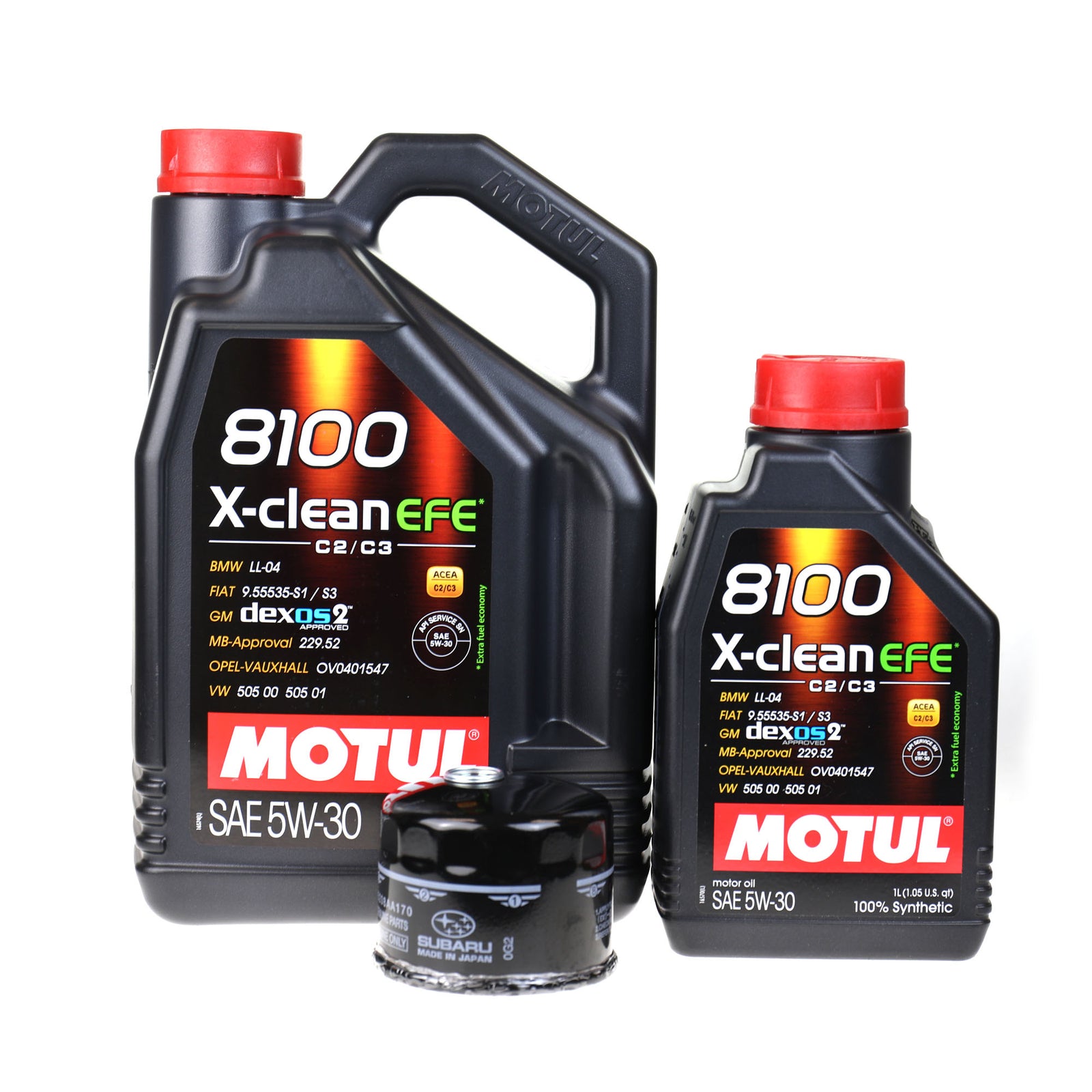 Motul 8100 X-Clean Gen2 5W40 Motor Oil 1-Liter Bottle 