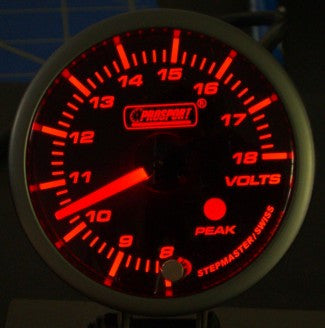 Manomètre de tension voltmètre 8 à 12 volts diamètre 52mm Discount  Autosport - Discount AutoSport